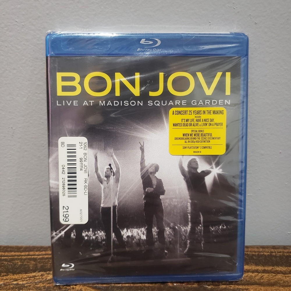 Bon Jovi Live at Madison Square Garden Blu-ray New Sealed Music Concert 2008